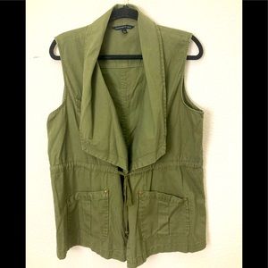Army green utility vest